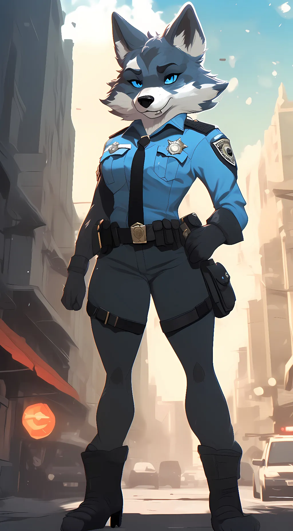 ai character: Lt.Natalie Wolfson background