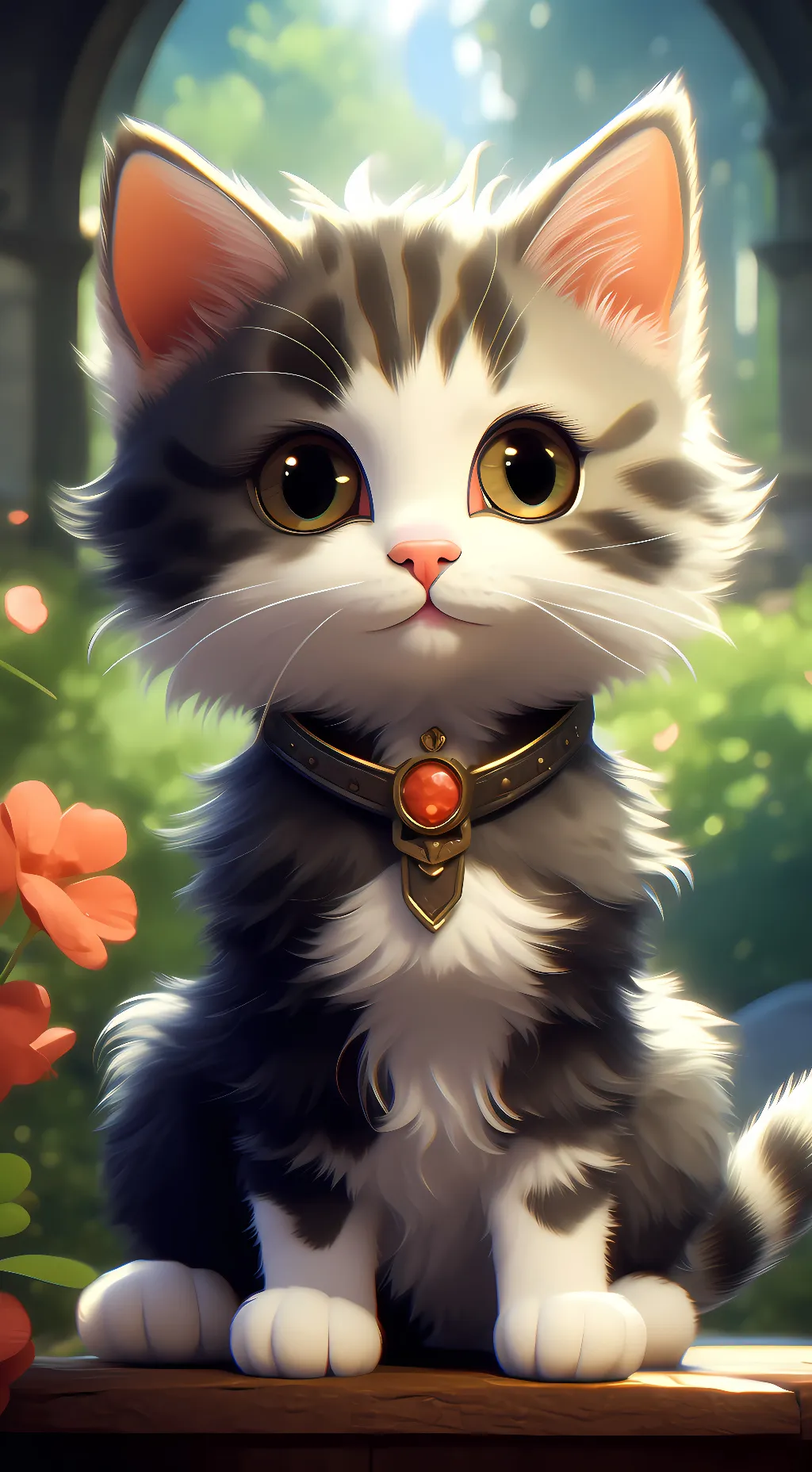 ai character: kitkat background