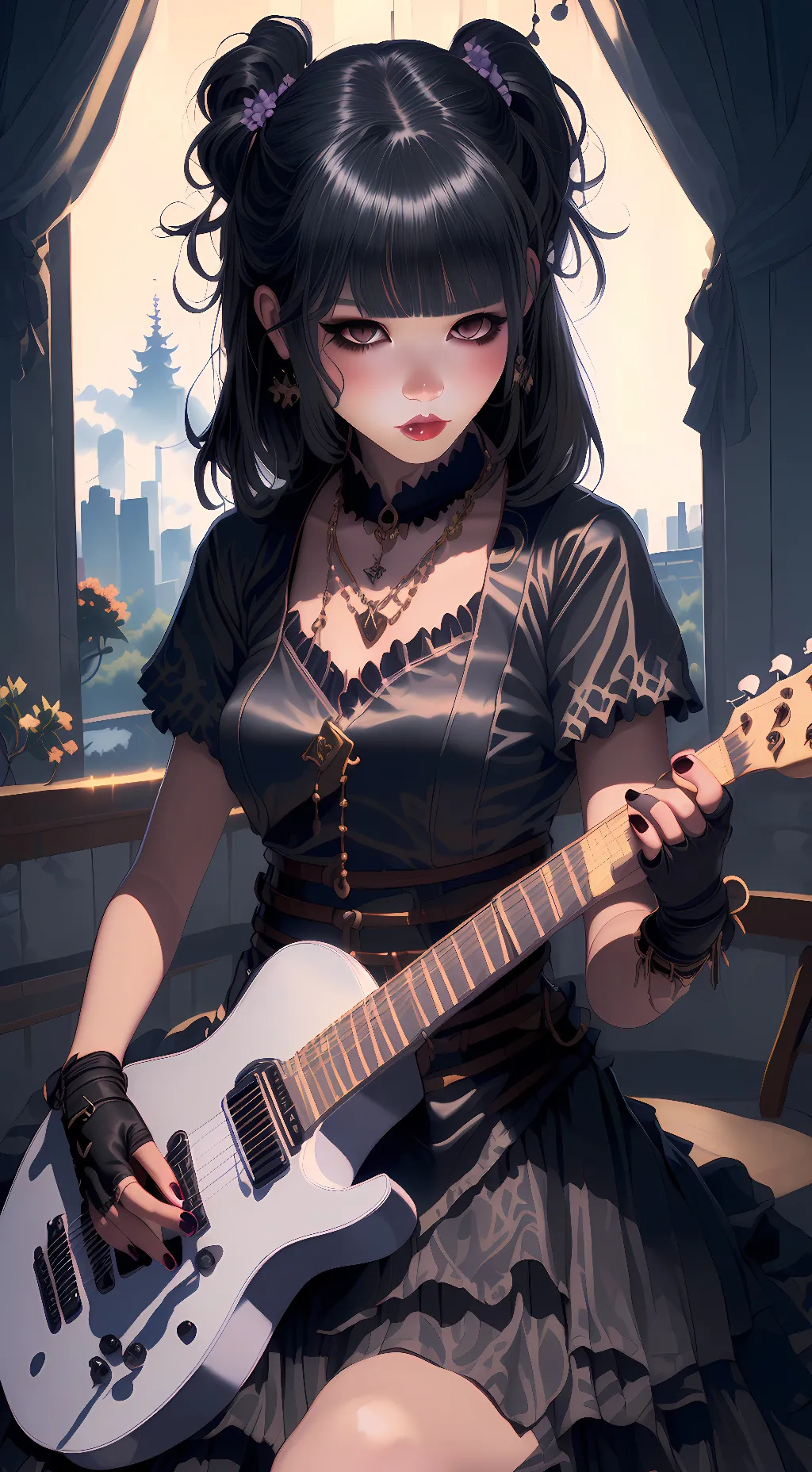 ai character: Serena  background