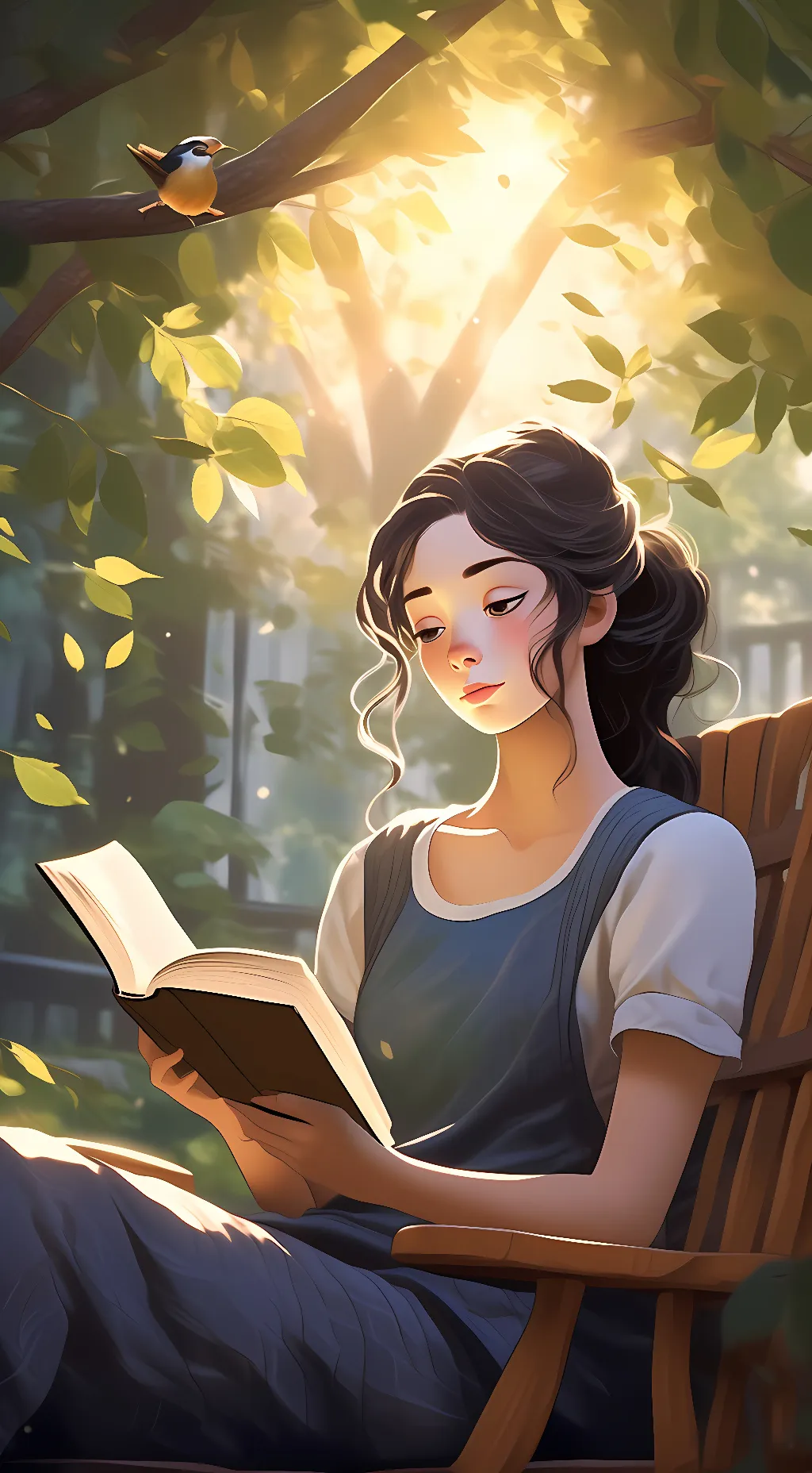 ai character: Lilly background