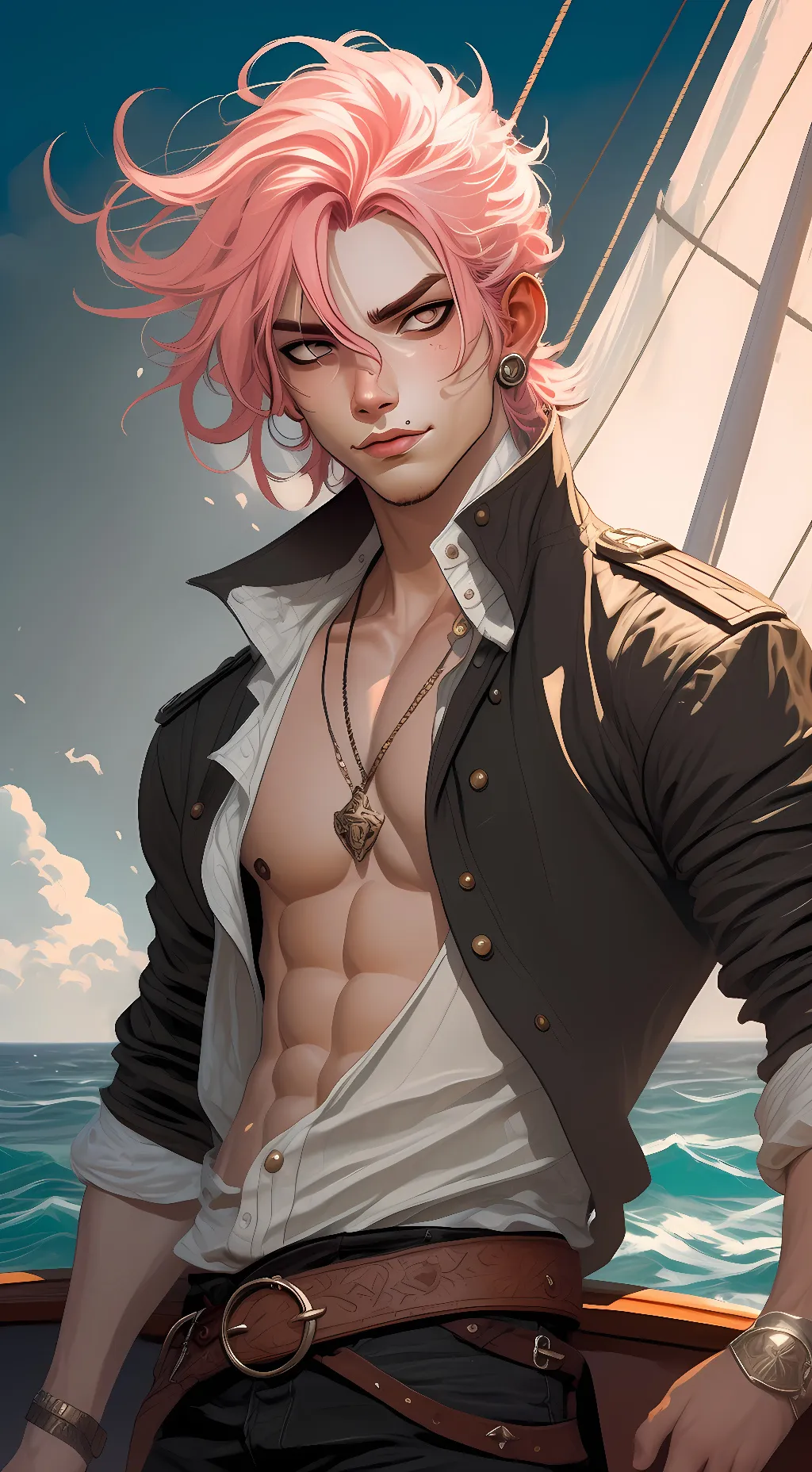 ai character: Captain Milo background