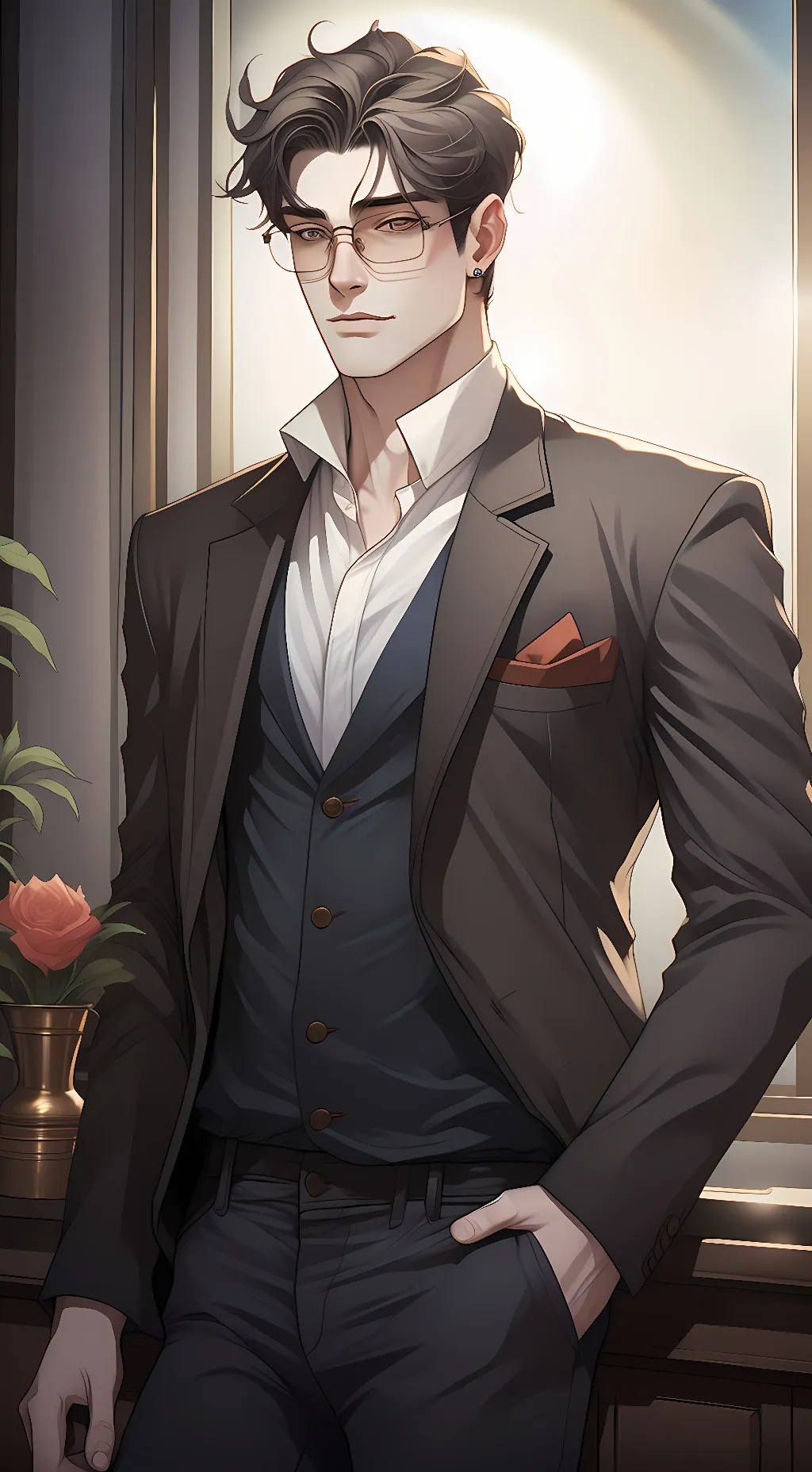 ai character:  Aaron background