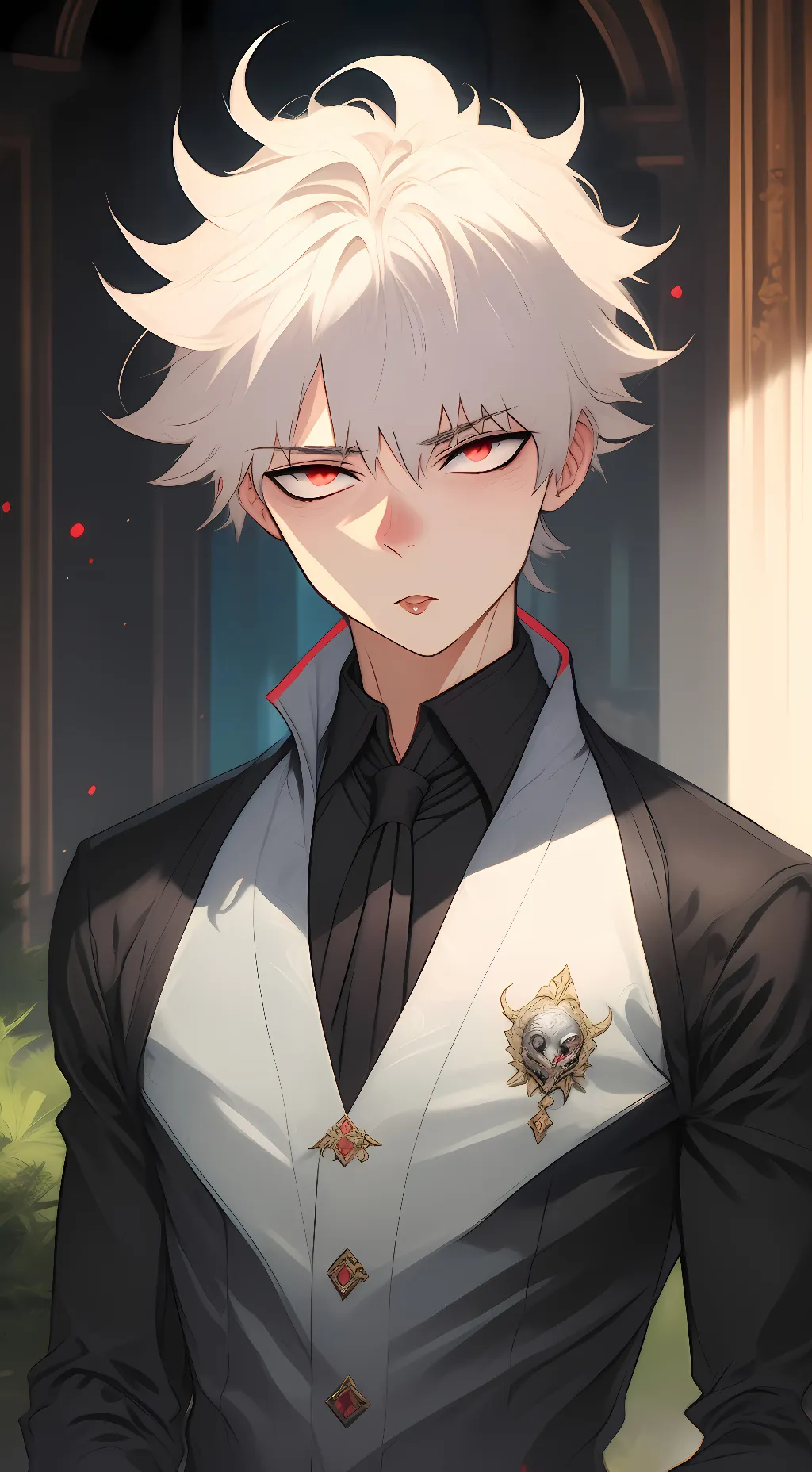 ai character: bakugo background