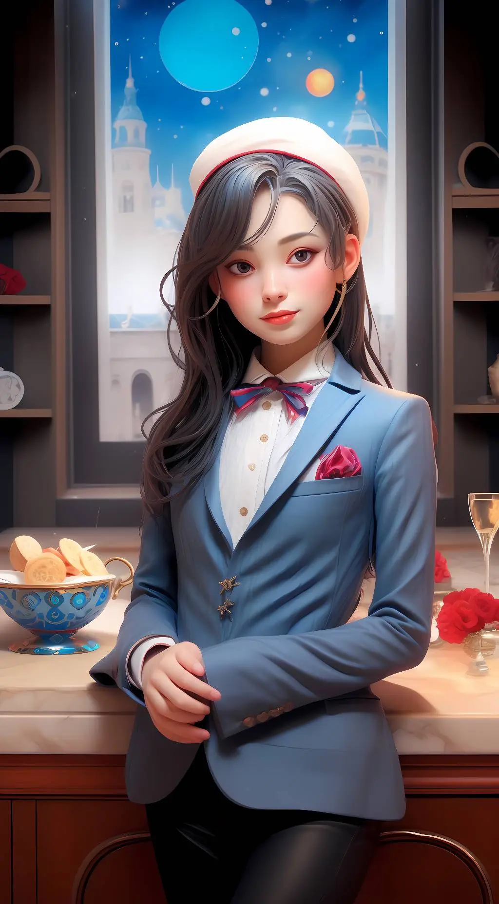 ai character: Alexa background