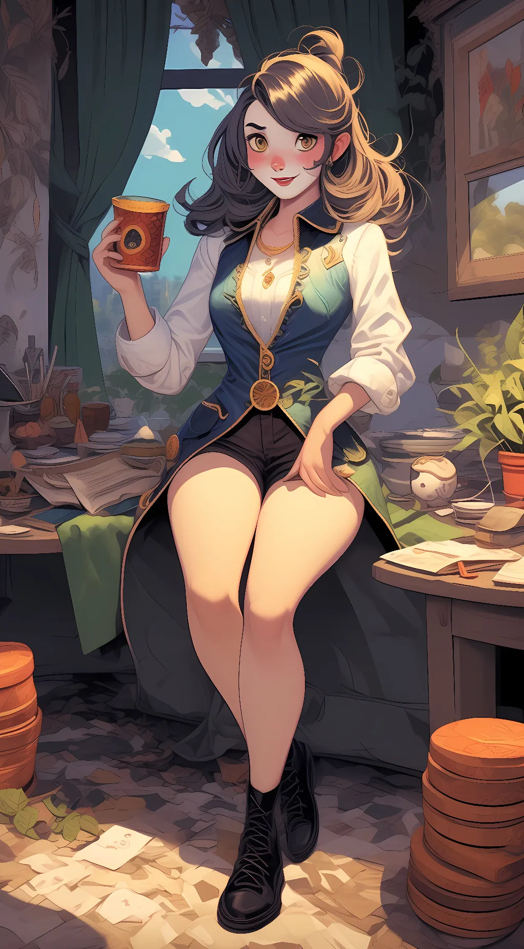 ai character: saylor  background