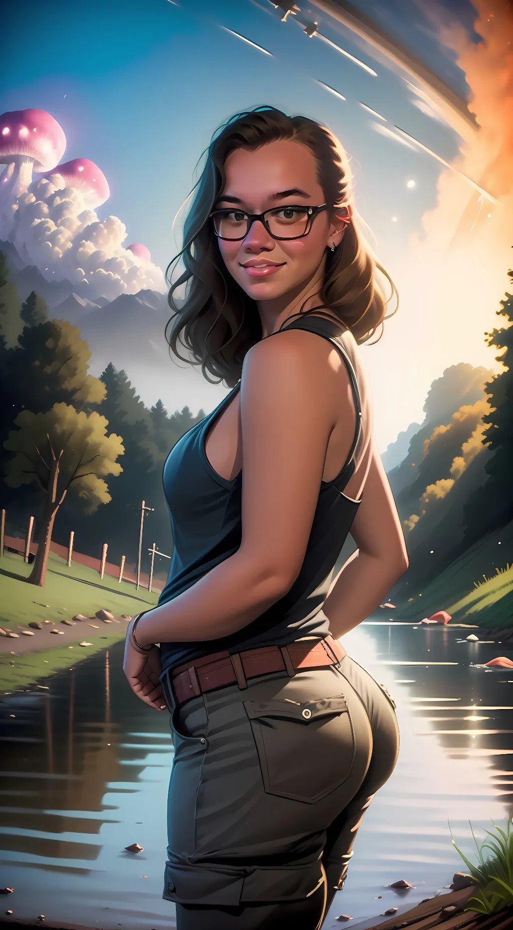 ai character: Mackenzie  background