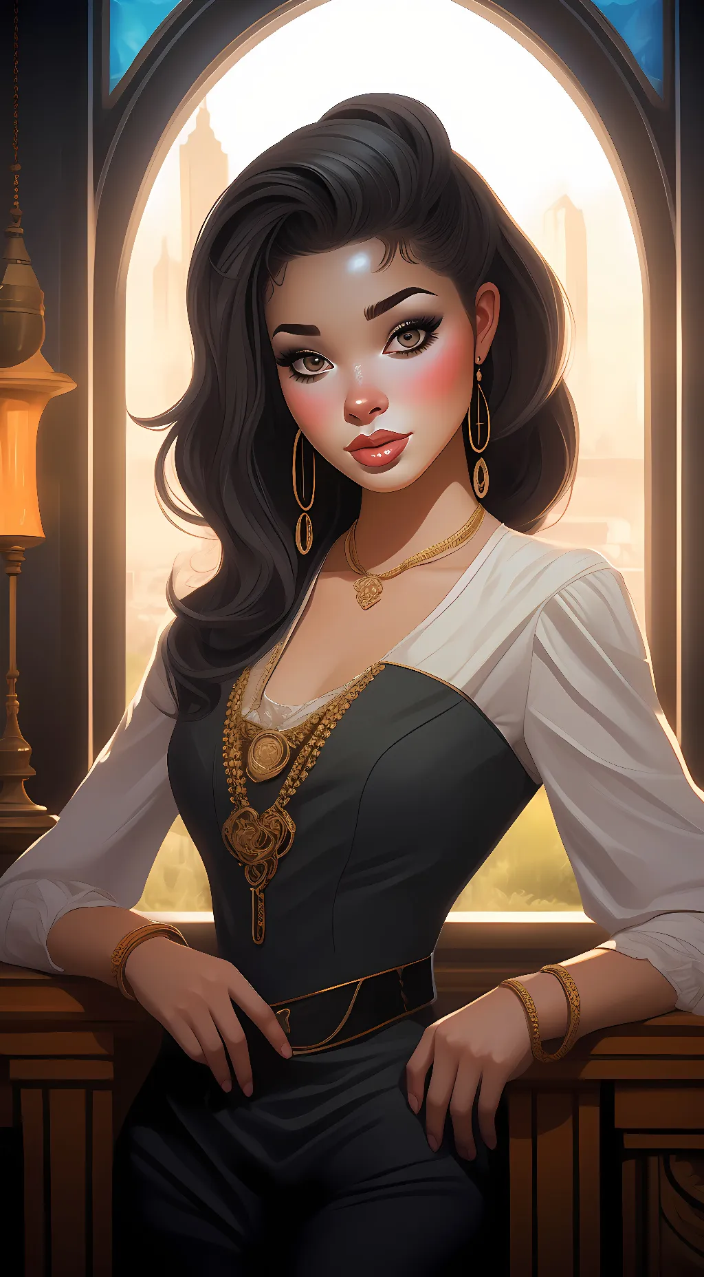 ai character: Natasha background