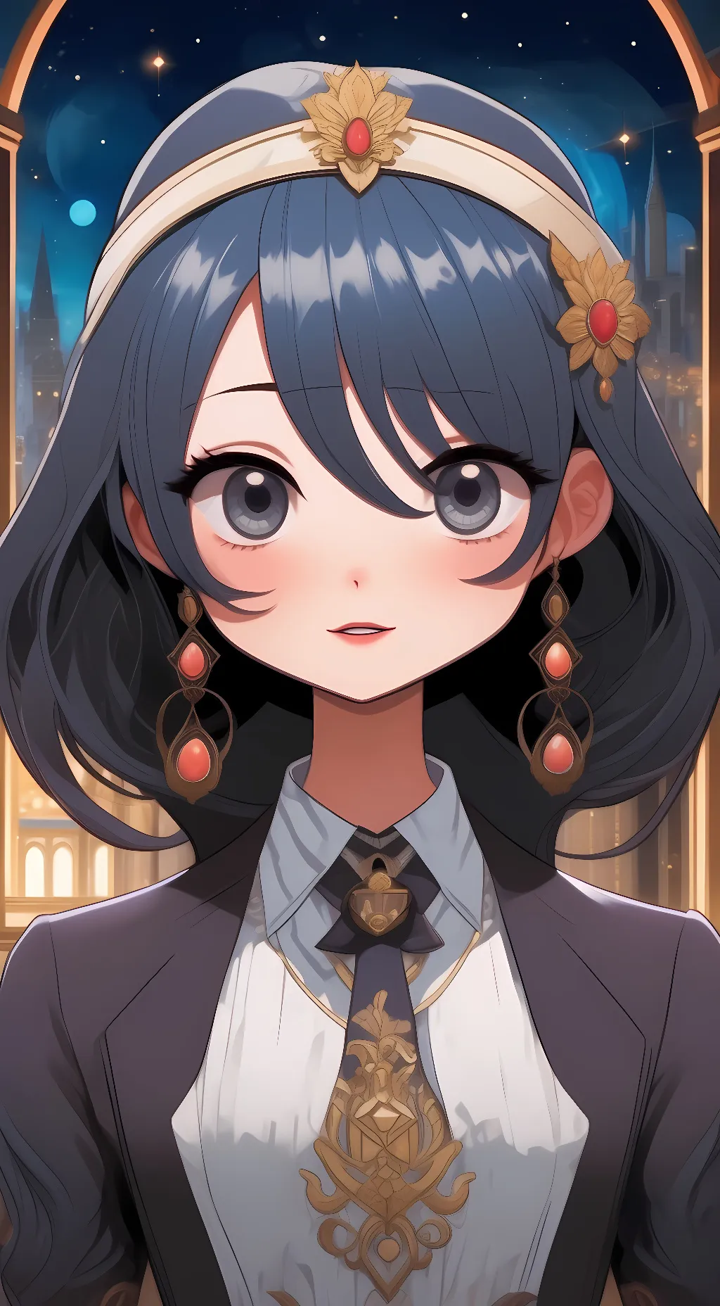 ai character: Aphmau  background