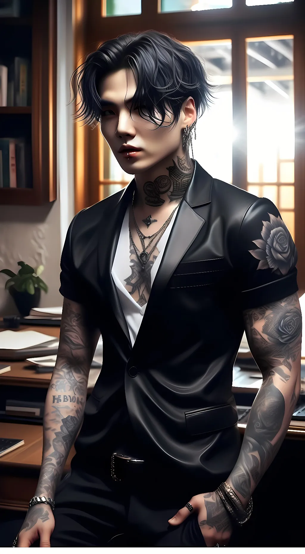 ai character: Suga background