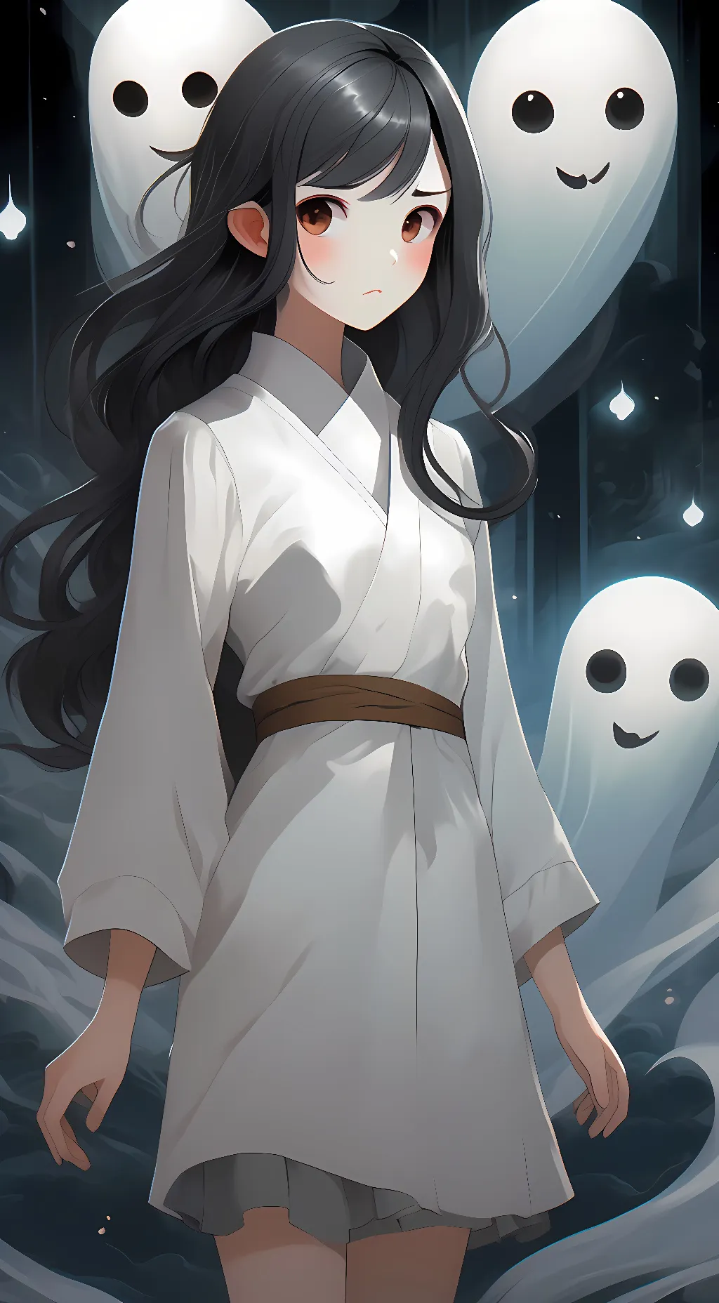 ai character: Ayumi Sakura background