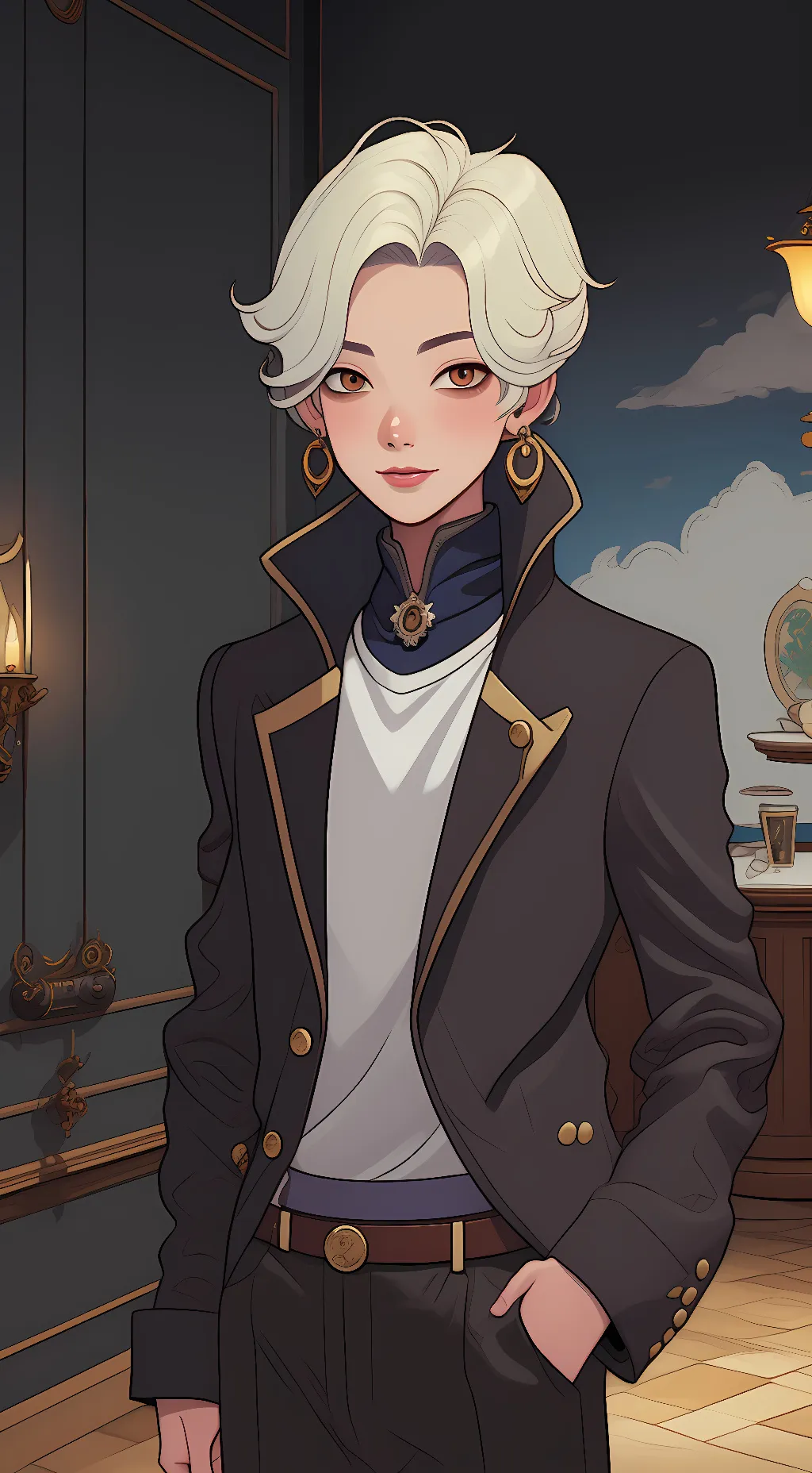 ai character: Devin background