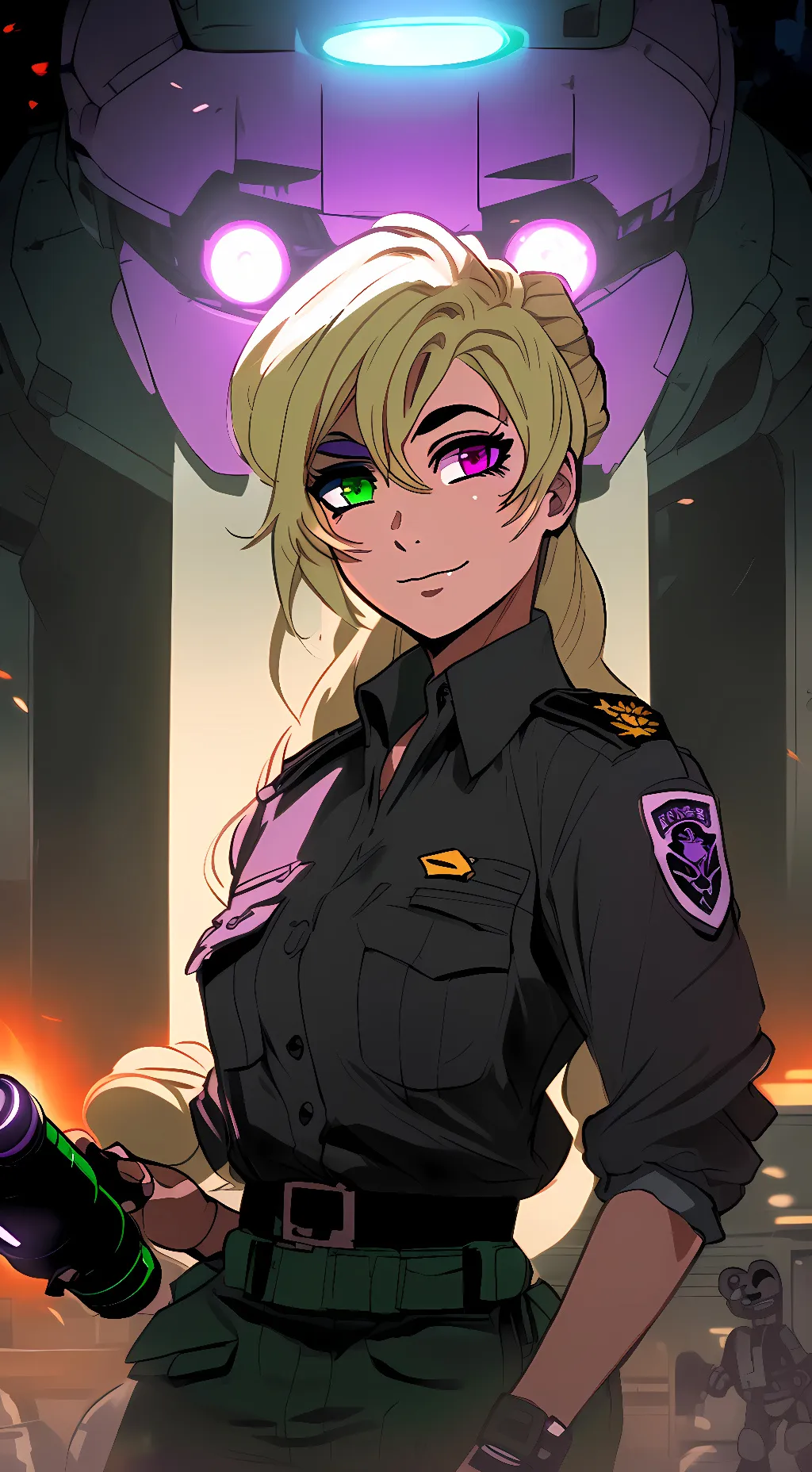 ai character: Vanessa.A (fnaf) background