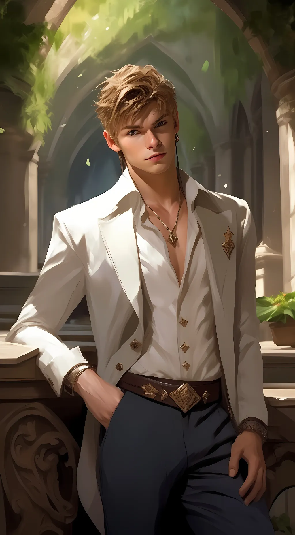 ai character: Newt background