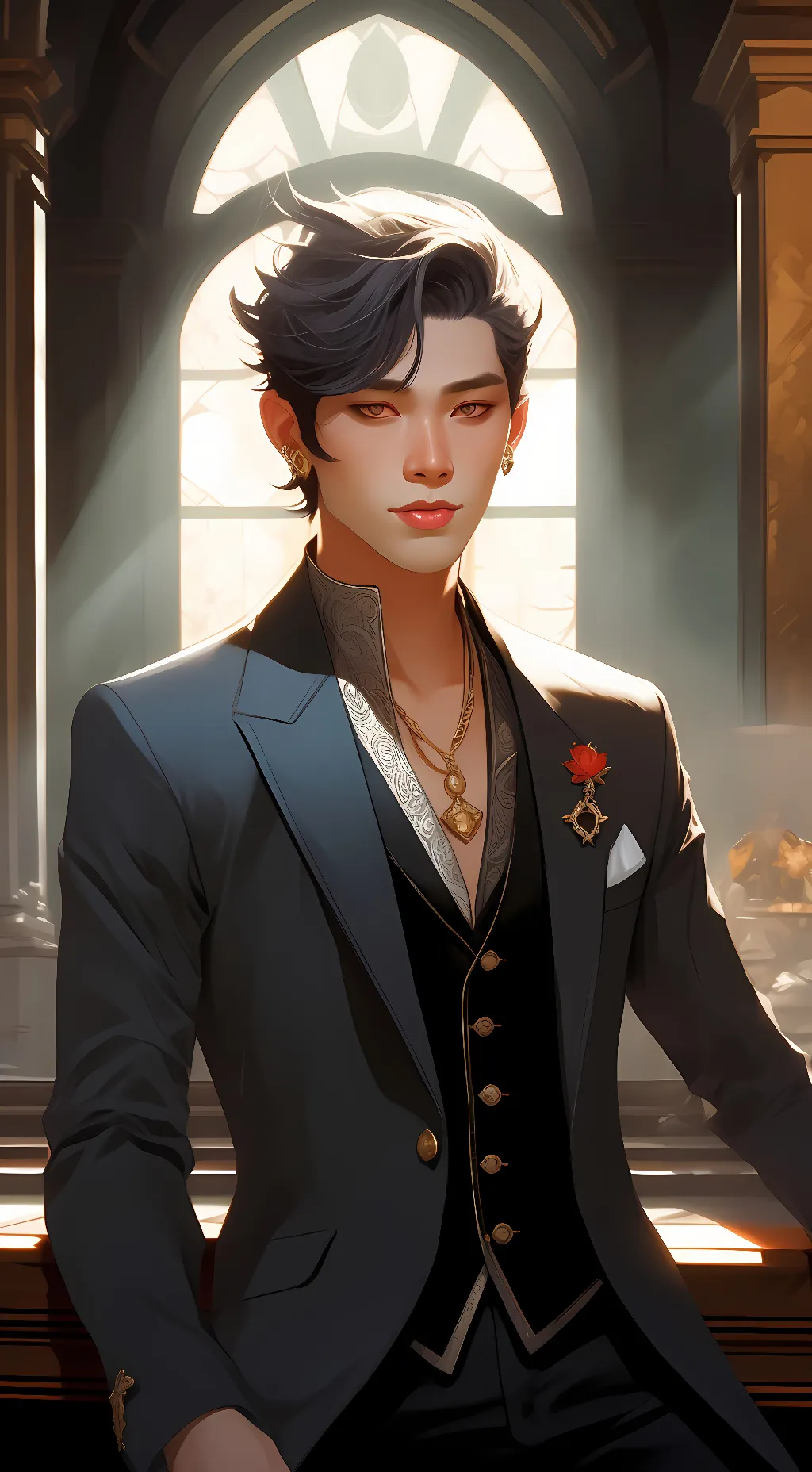 ai character: Sinja minda  background