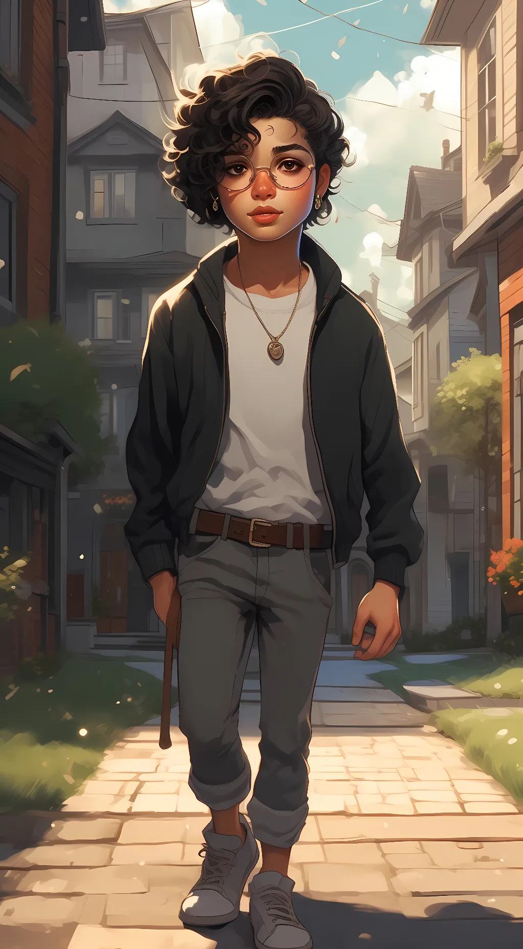 ai character: Mazzy  background