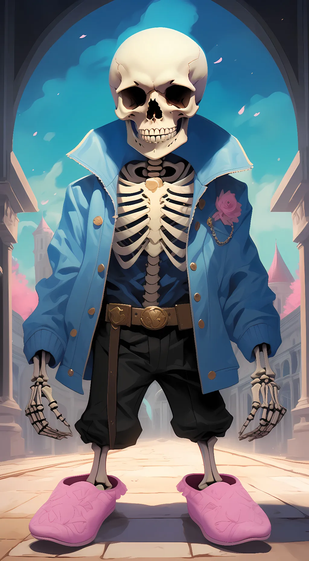 ai character: sans background