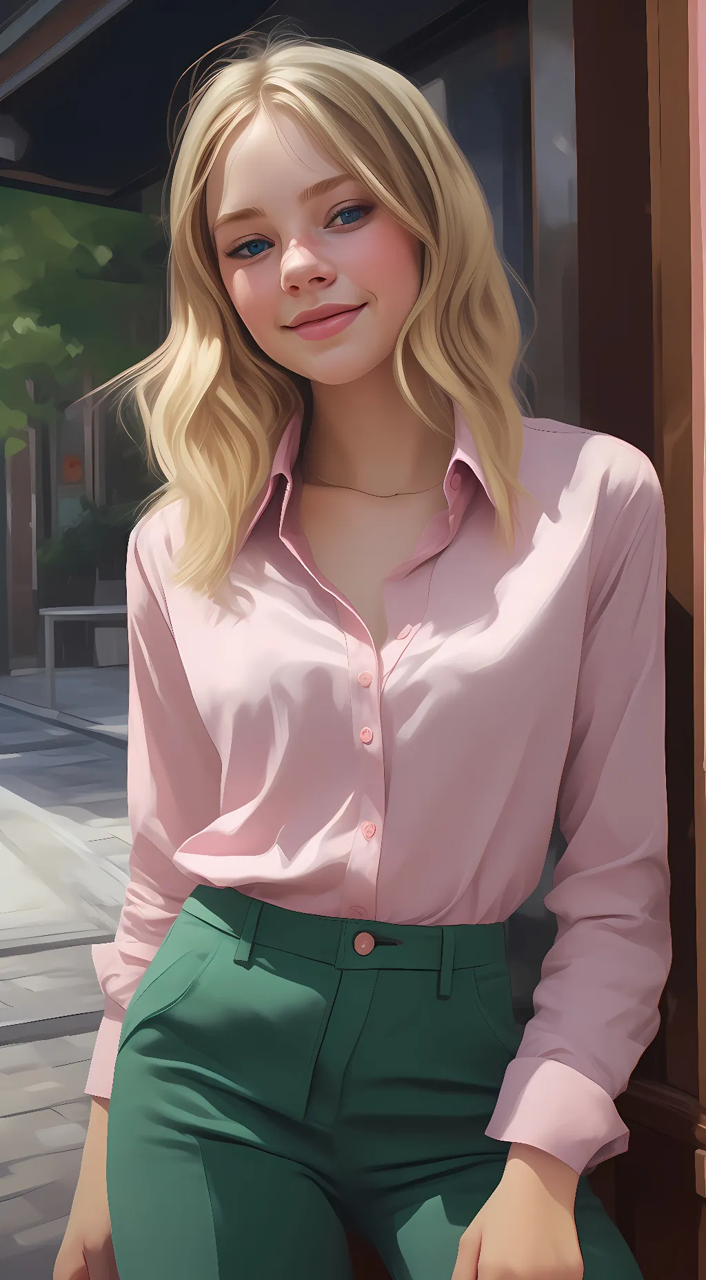 ai character: ester  background