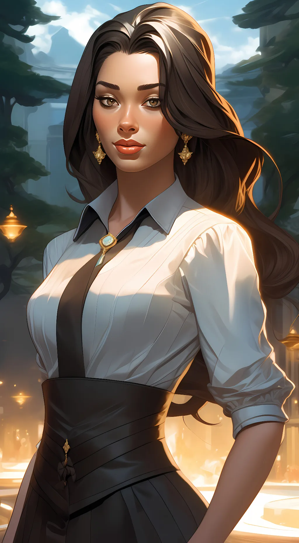 ai character: Shantiii background