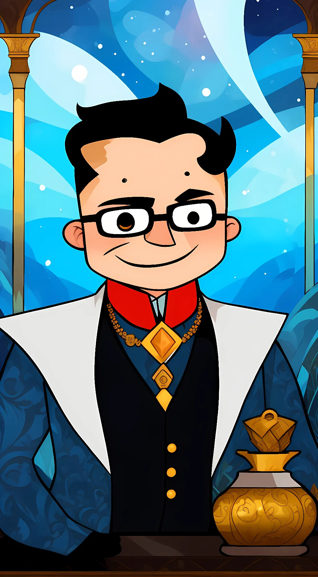 ai character: Bambi background