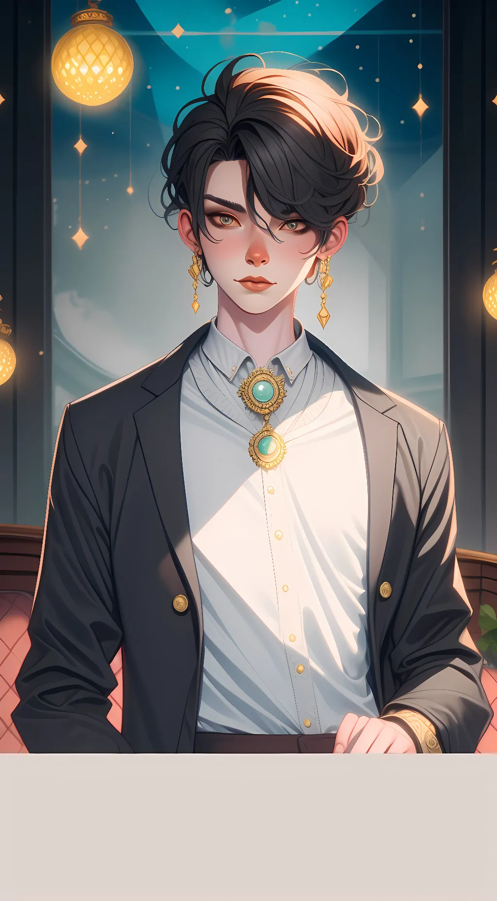 ai character: golden Freddy background