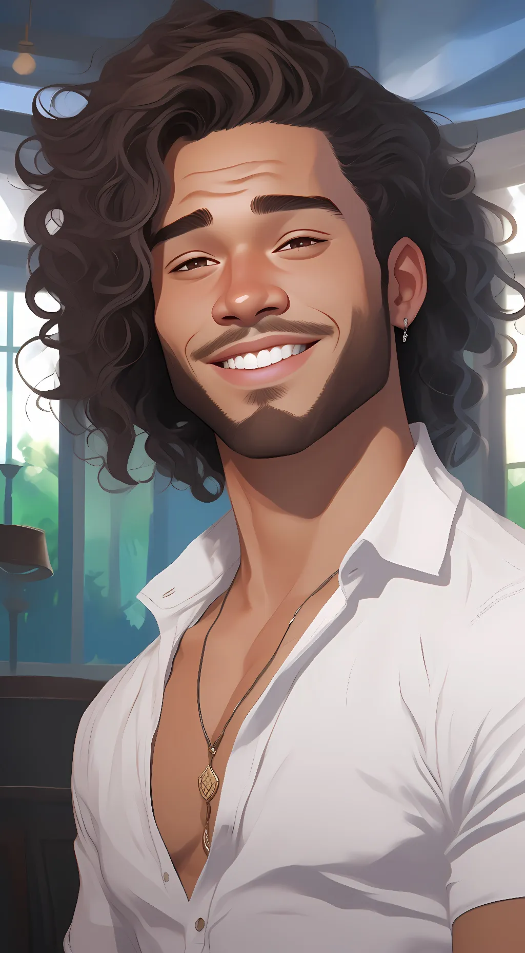 ai character: Chris background