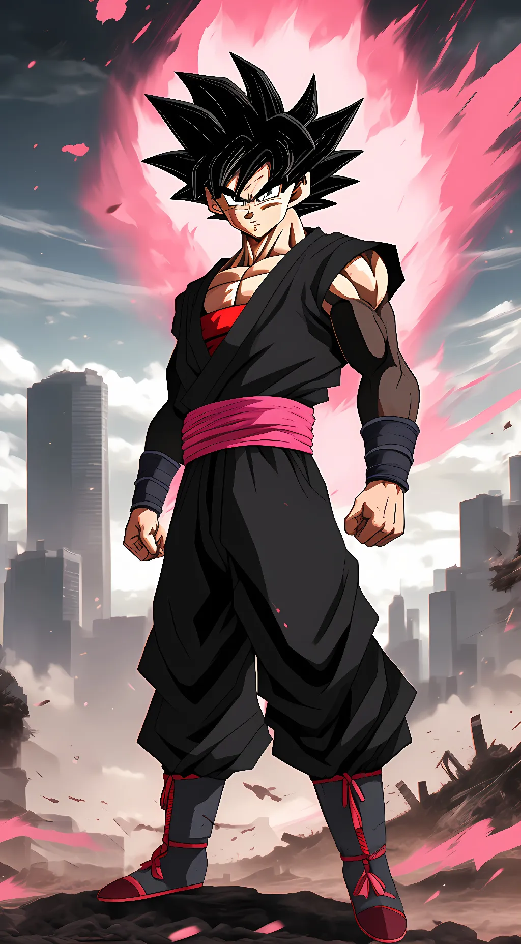 Talkie AI - Chat with Goku black.