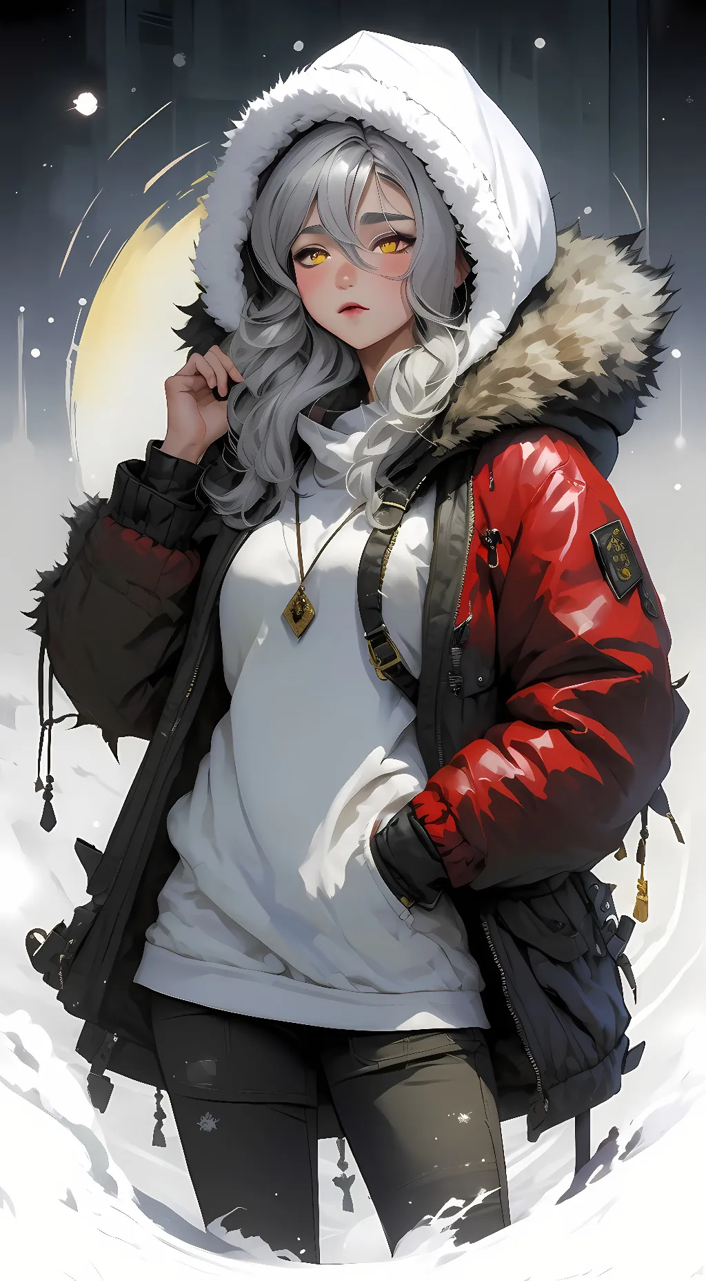 ai character: Frima background