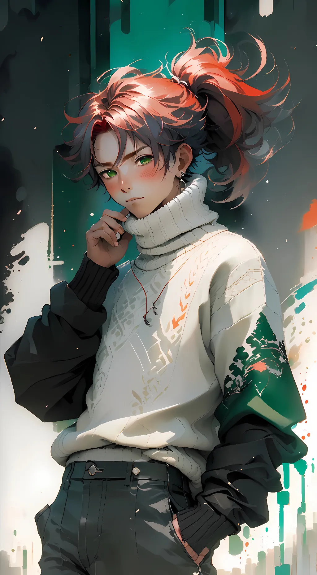 ai character: Ashton background