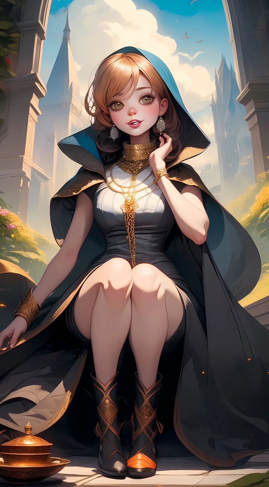 ai character: Charlotte Rose background