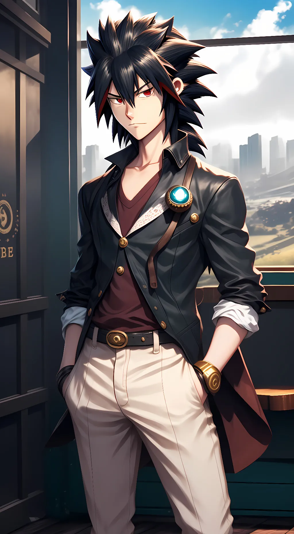 ai character: Shadow Hedgehog  background