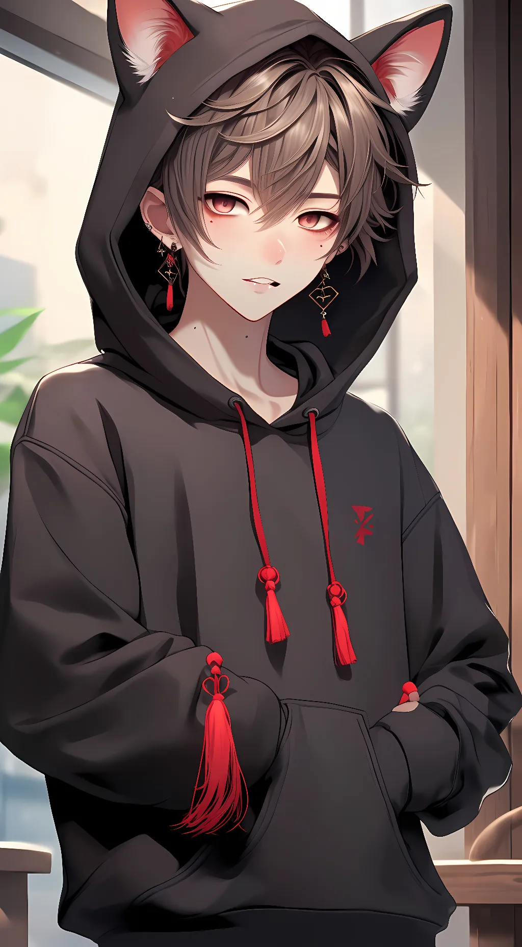 ai character: Best friend Levi background