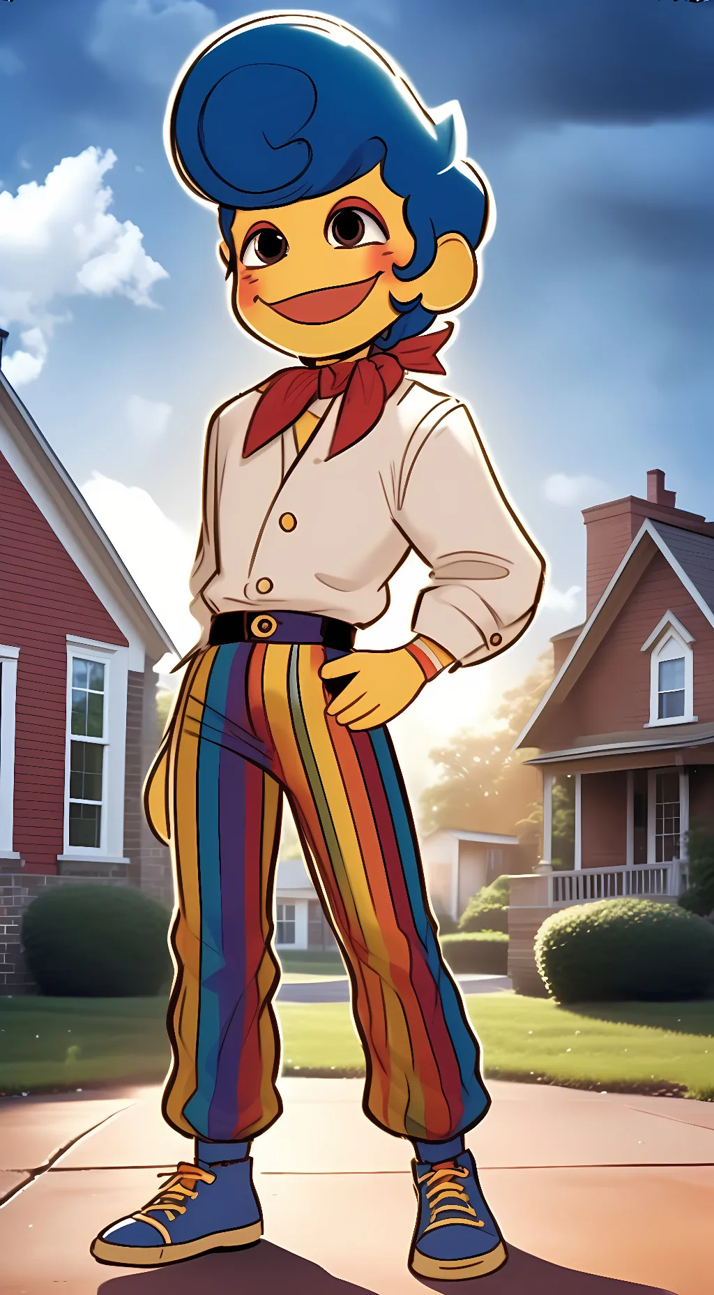 ai character: Wally Darling background