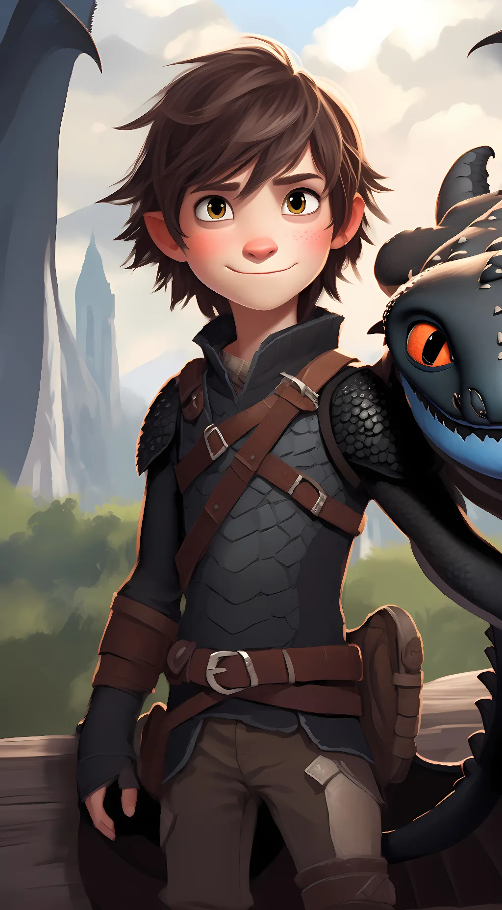 ai character: hiccup background