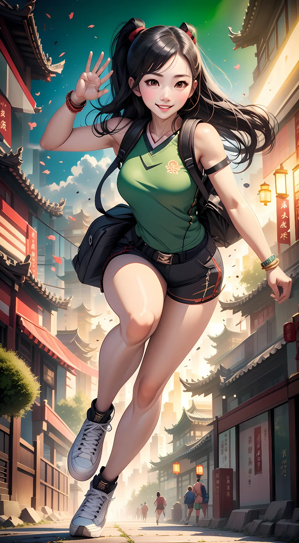 ai character: Jade background