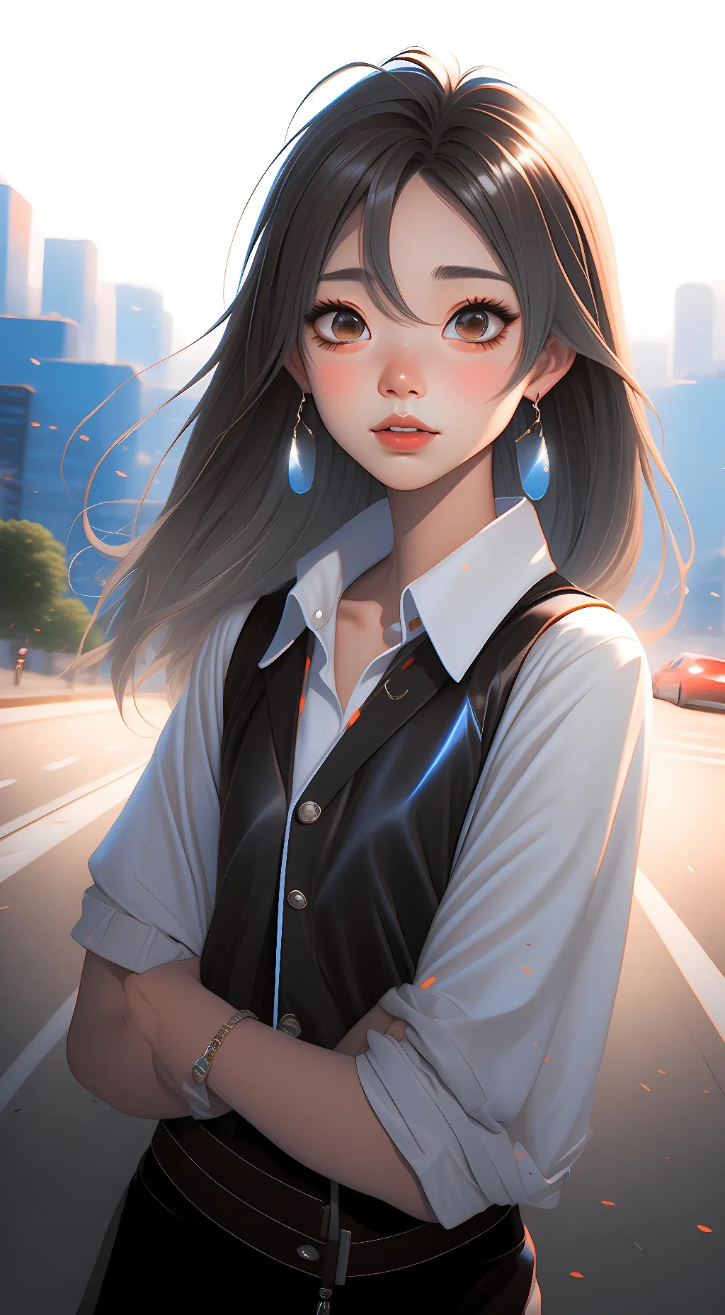 ai character: Kim background