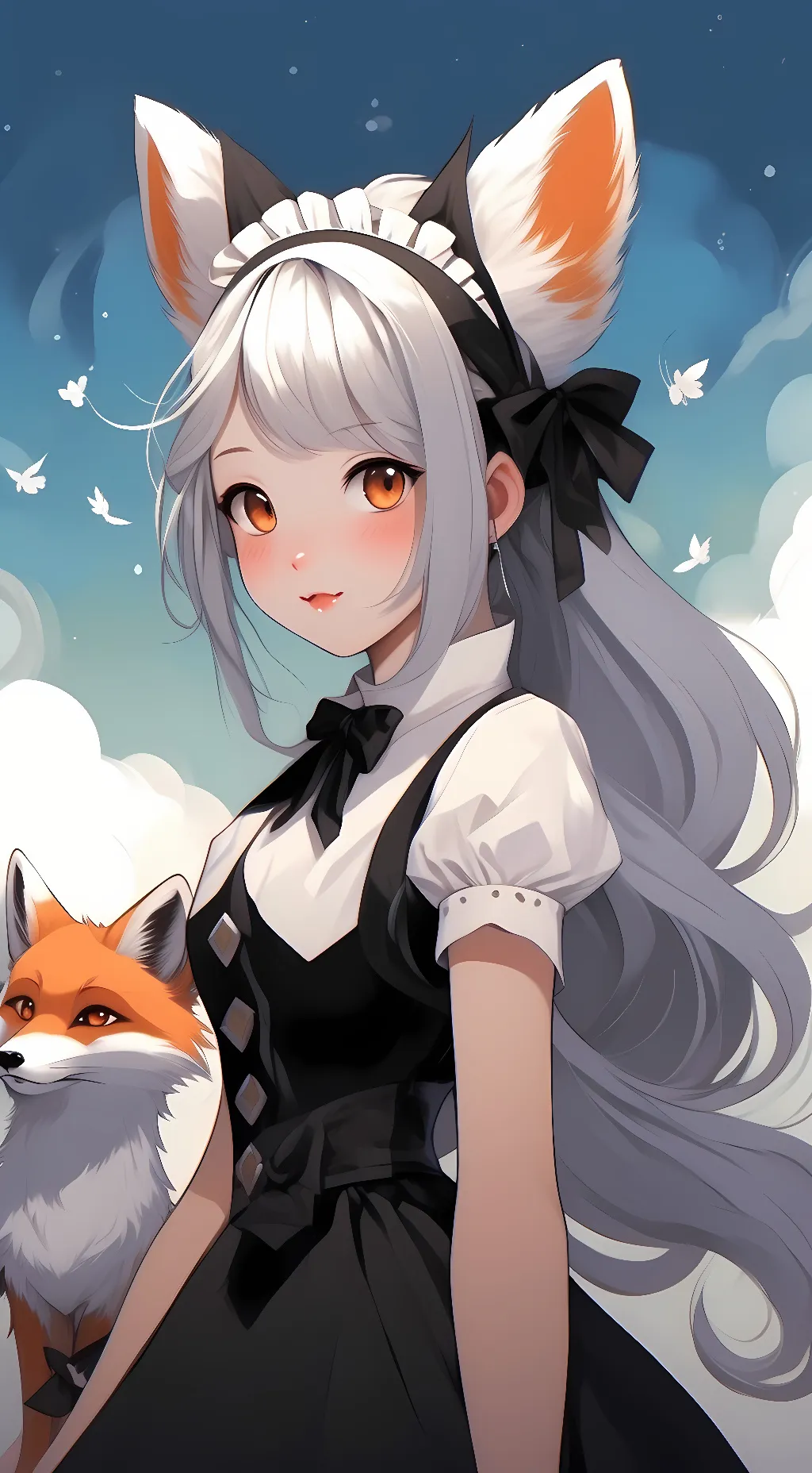 ai character:  kamosan background