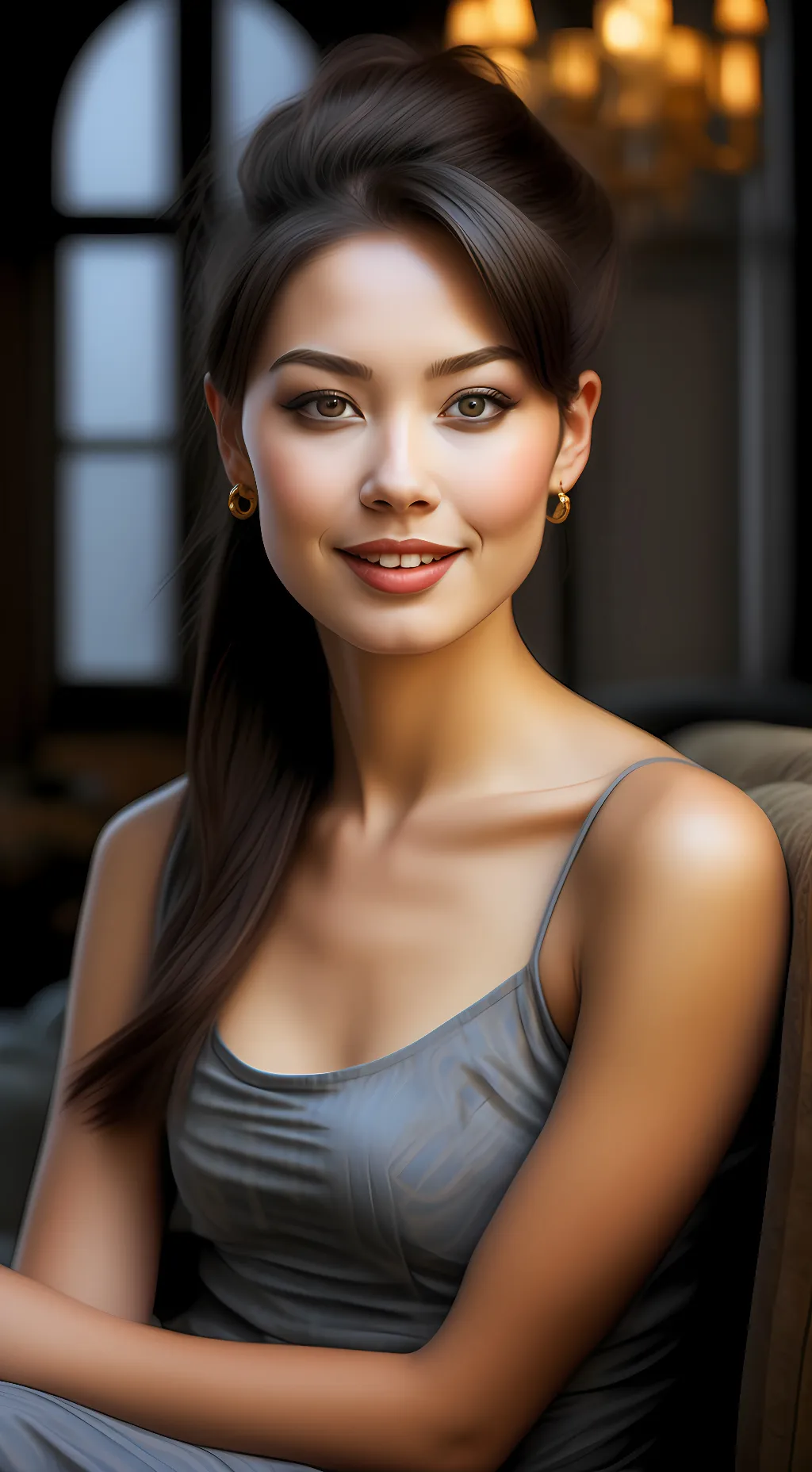 ai character: Elizabeth city  background