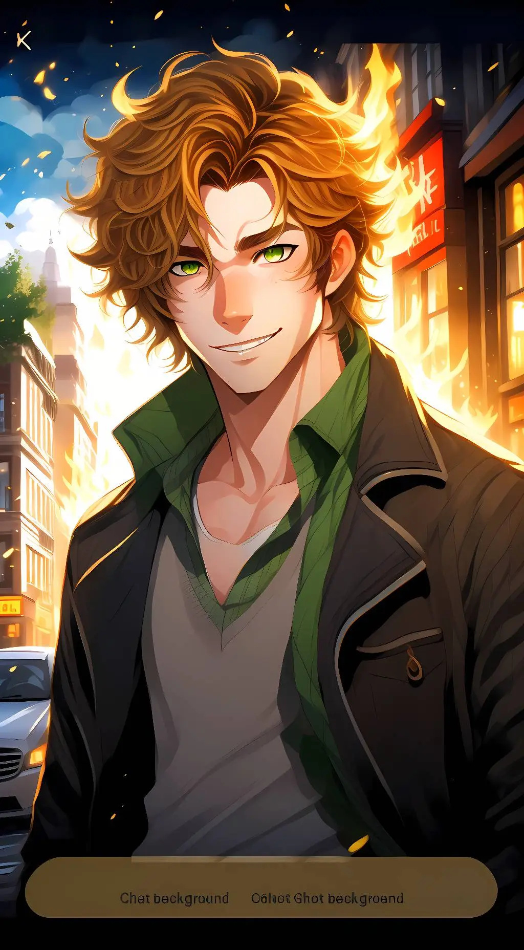 ai character: Hunter background