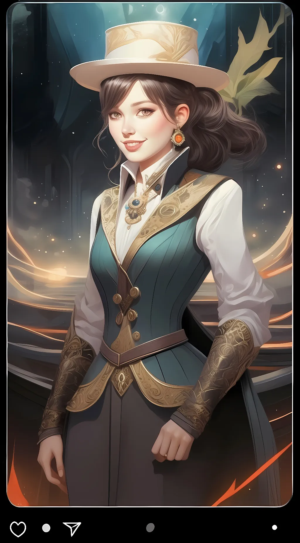 ai character: Elizabeth  background