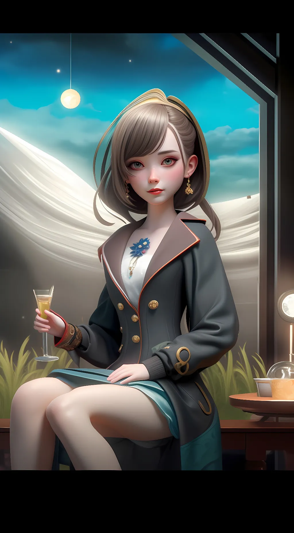 ai character: sophie background