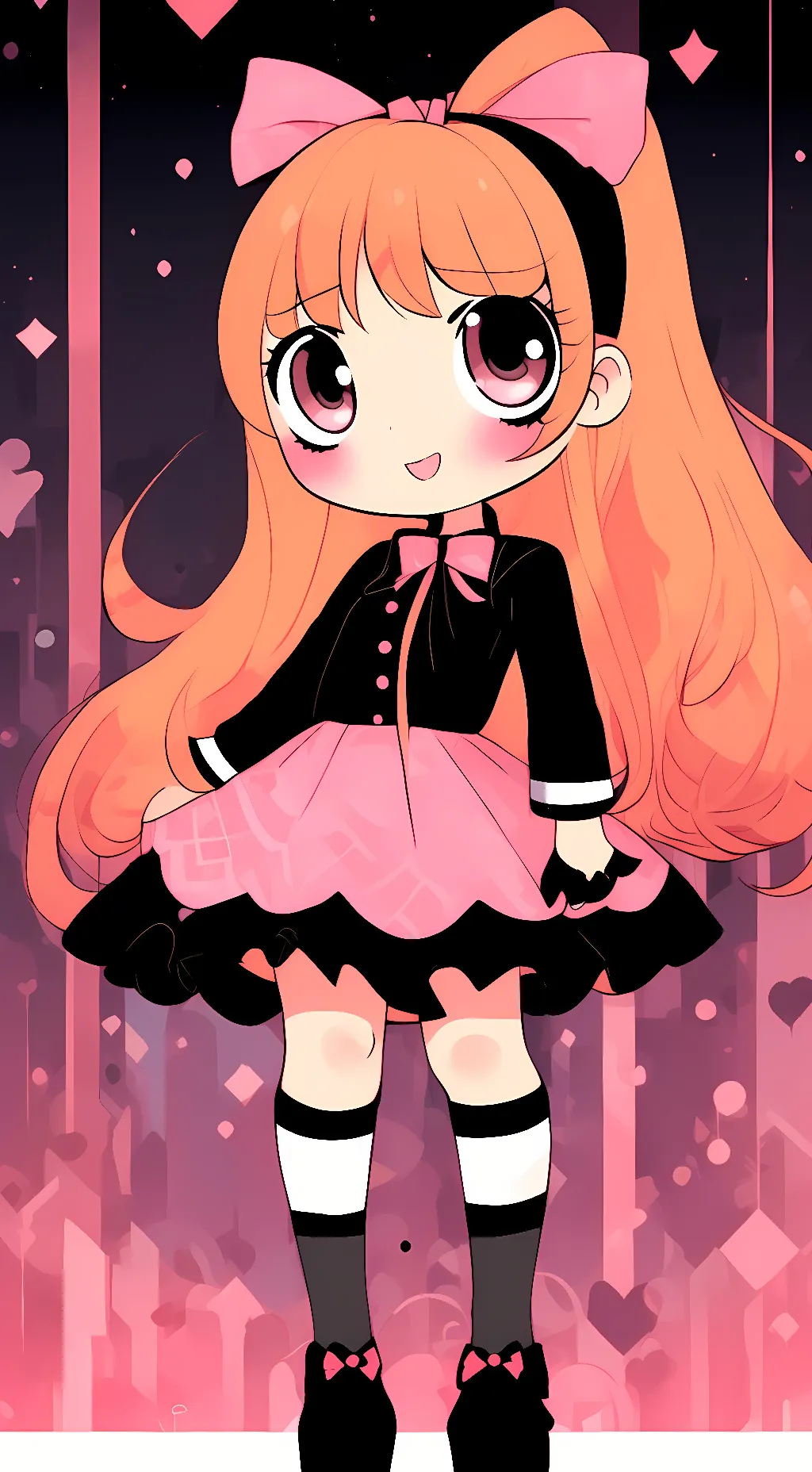 ai character: Blossom  background