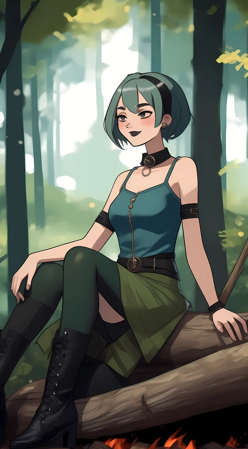 ai character: Gwen TD background