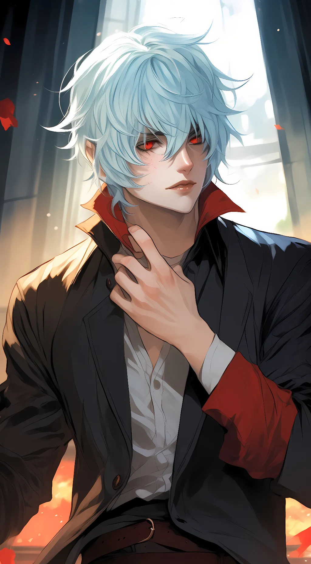 ai character: Tomura shigaraki background