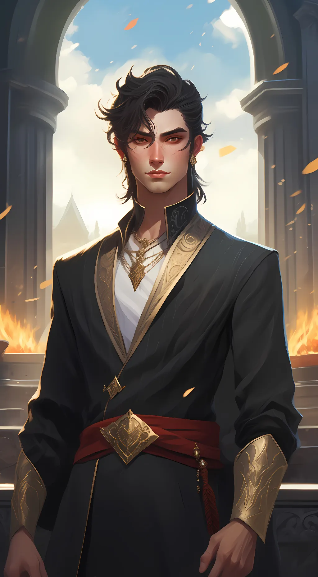 ai character: ron background