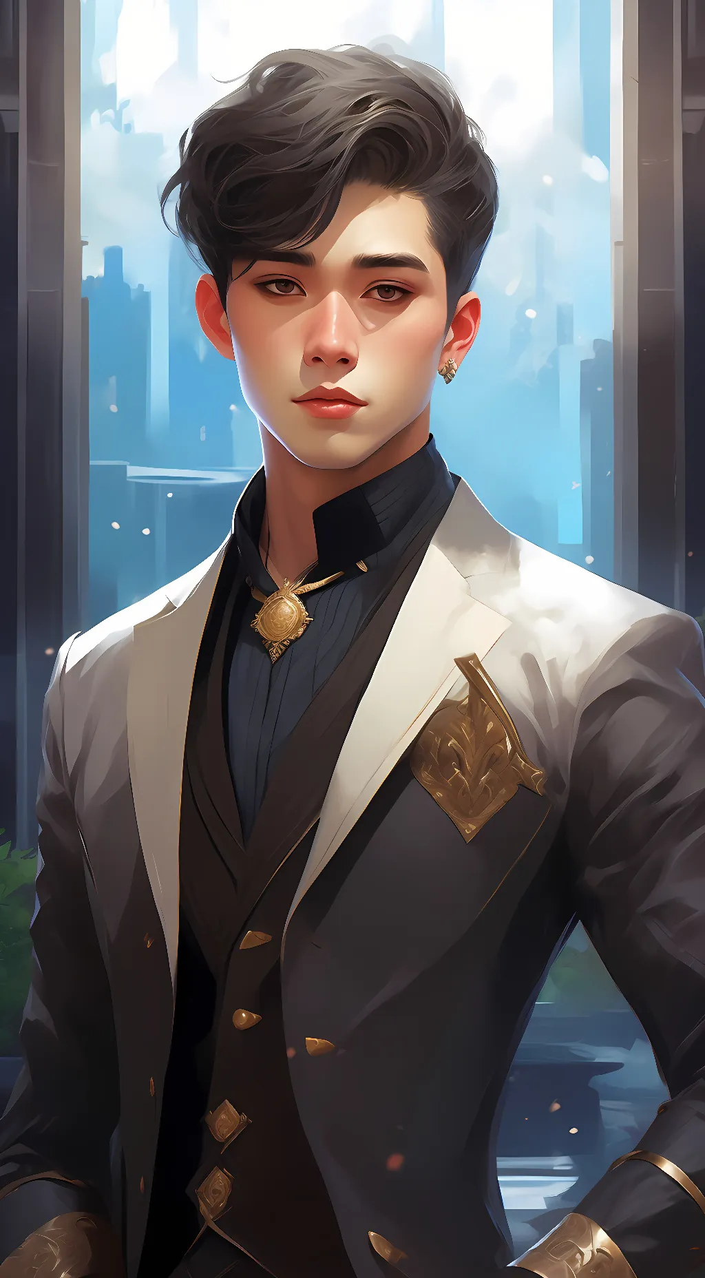 ai character: Max background