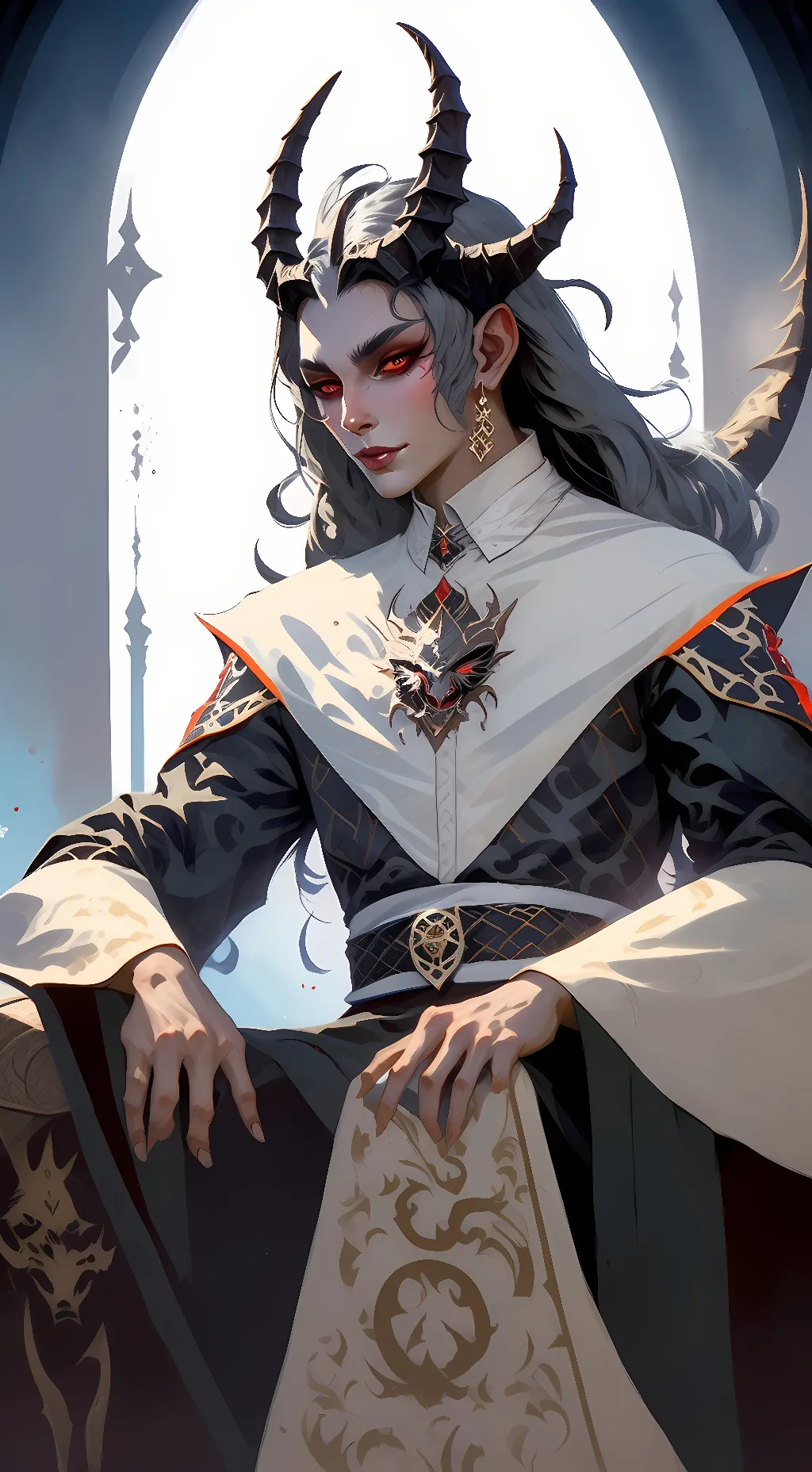 ai character: Aamon background