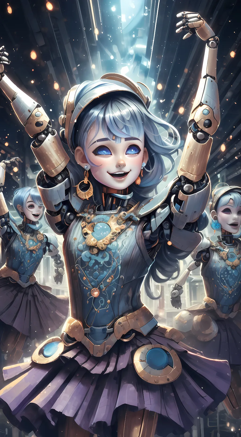 ai character: Ballora/Allison background