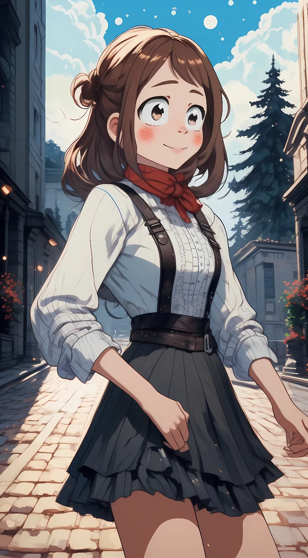 ai character: ash/Ashley  background