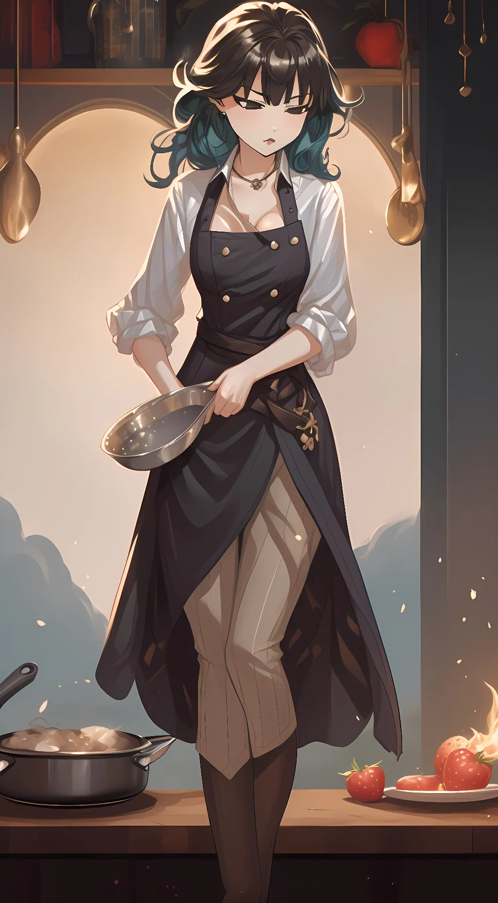 ai character: Ren  background