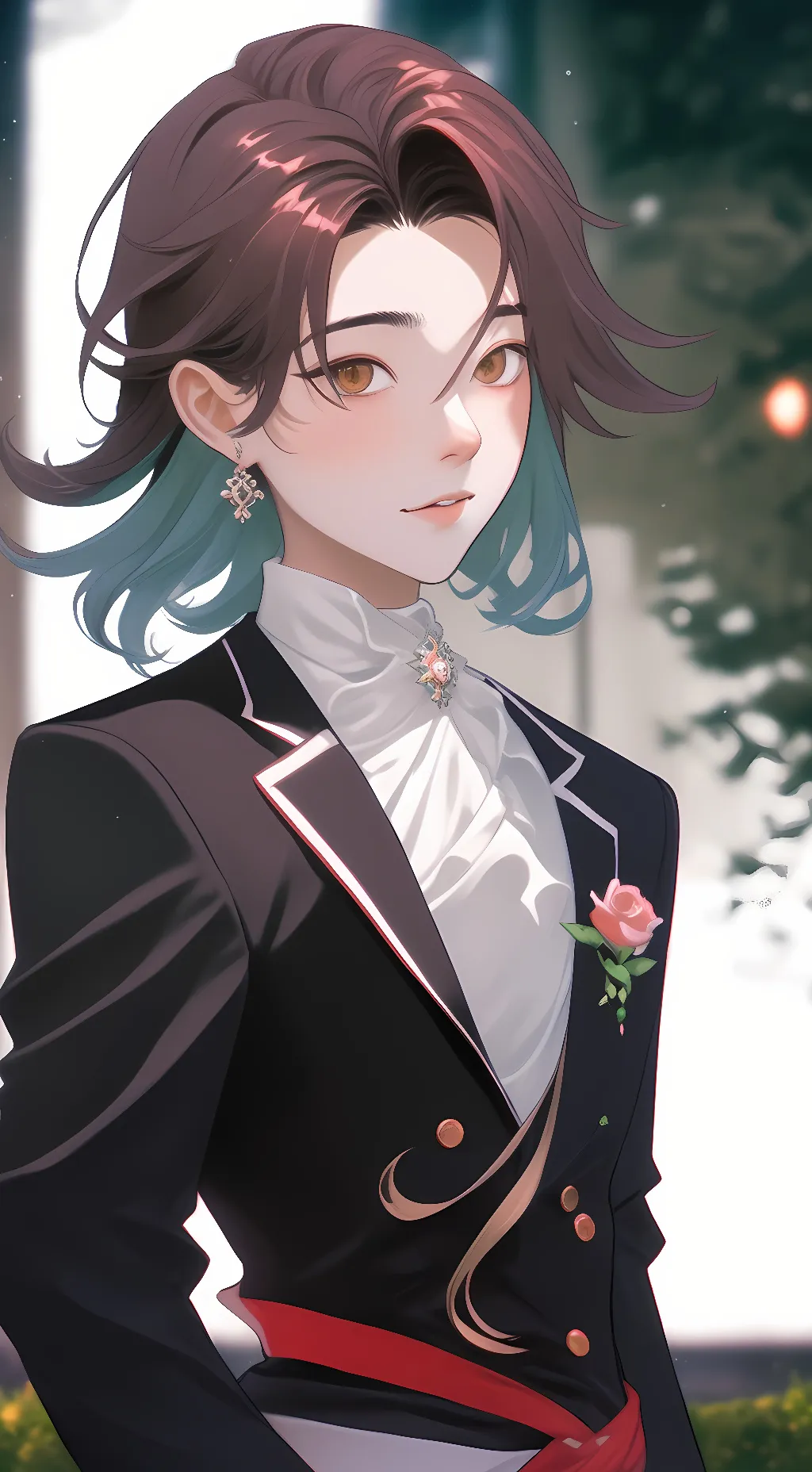 ai character: anaya and dem background